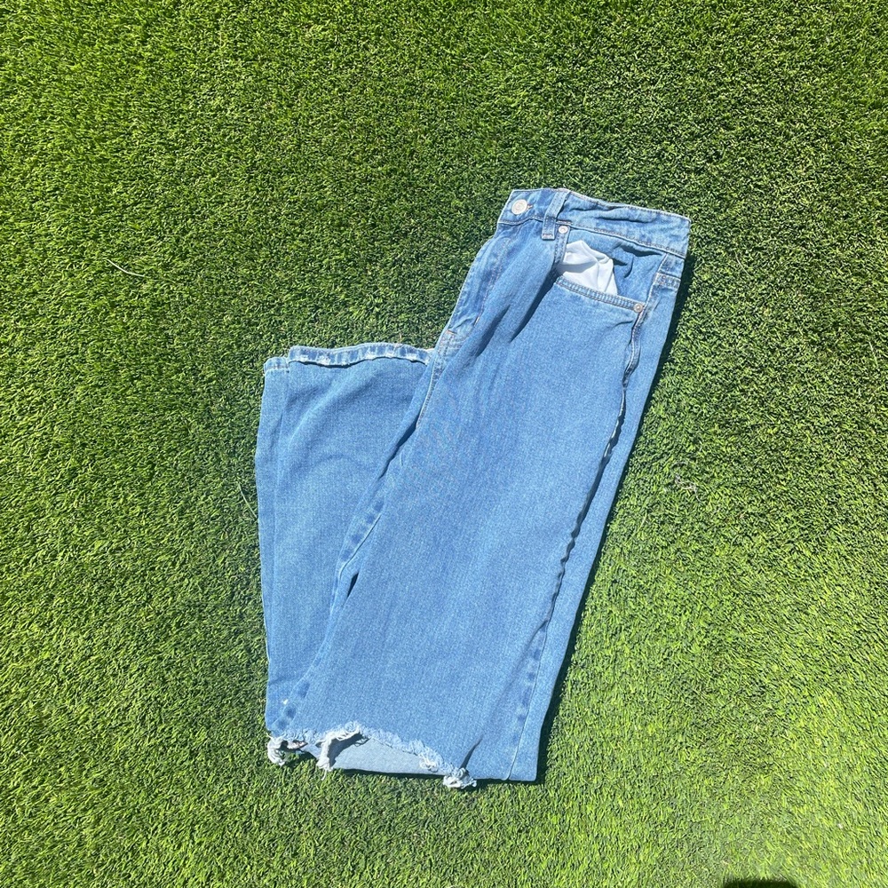 Dark Wash 90s Wide Denim Jeans